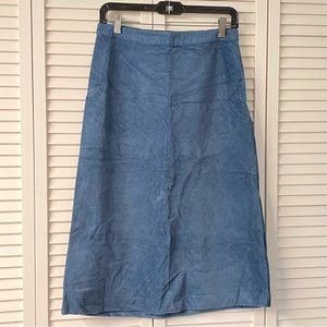 Blue maxi skirt